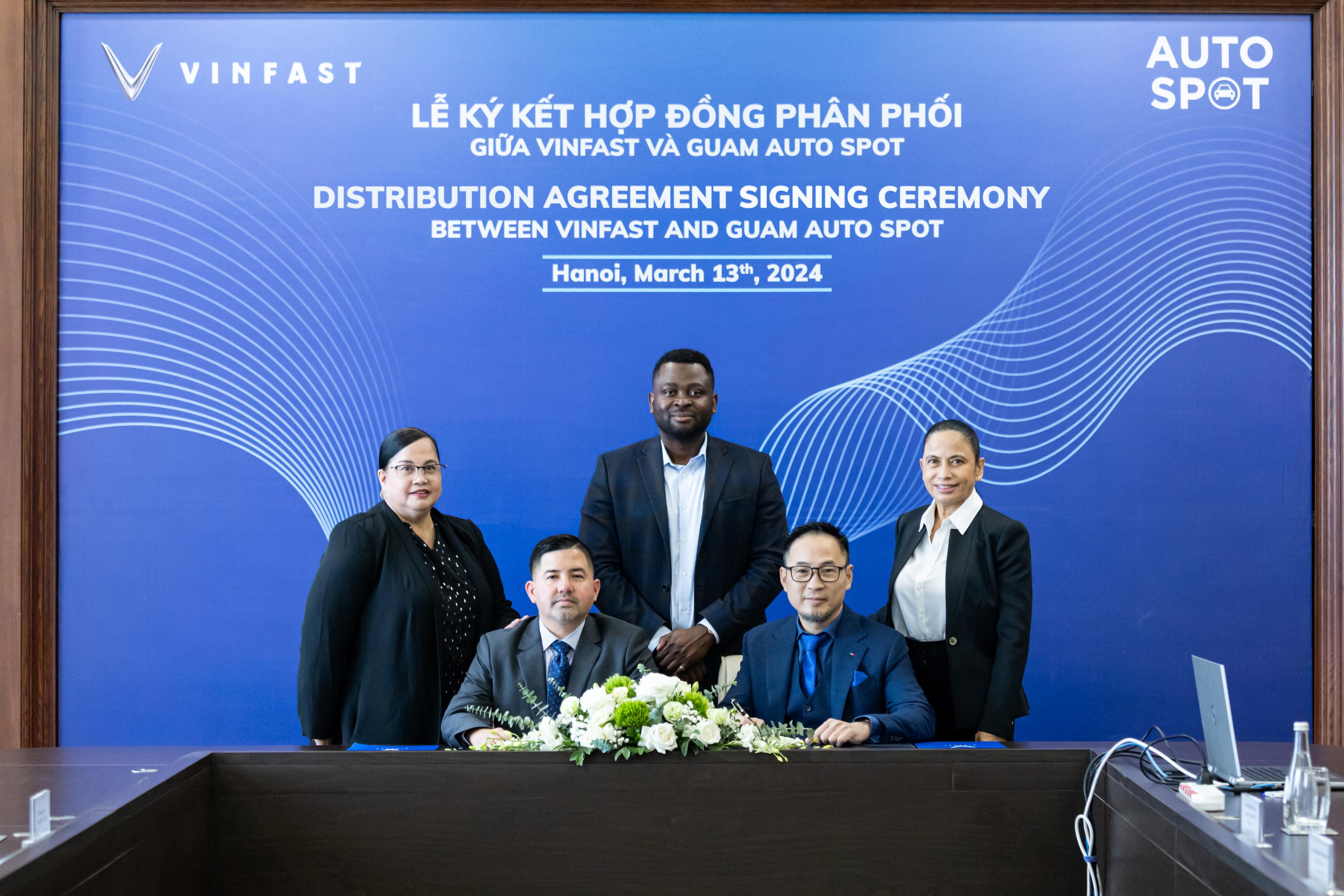 VINFAST SIGNS PARTNERSHIP WITH FIRST DISTRIBUTOR IN MICRONESIA